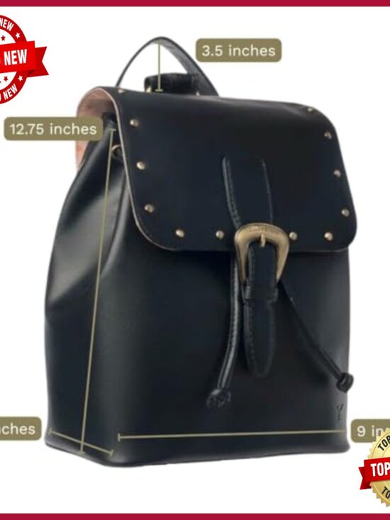 Officially Licensed Yellowstone Studded Leather Backpack for Women - Western Officially Licensed Yellowstone Studded Leather Backpack for  main image 4
